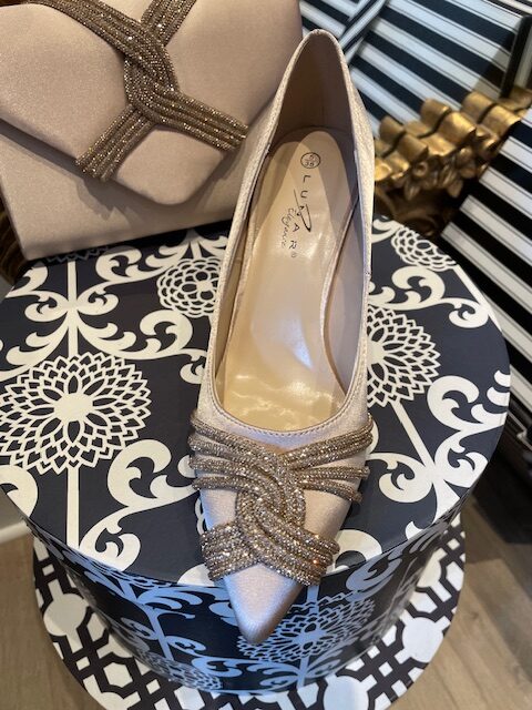 Lunar Shoes with designer handbag