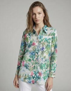 Vilagallo patterned blouse Spring Summer 2026