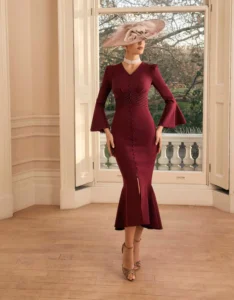 Merlot Veni Infantino dress