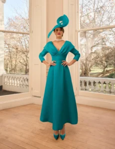 teal Veni Infantino dress