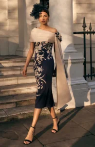 navy latte Veni Infantino dress